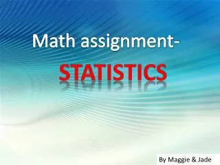 statistics