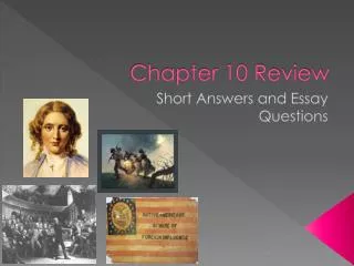 Chapter 10 Review