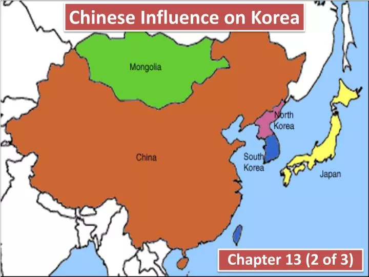 chinese influence on korea