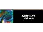 Qualitative Methods