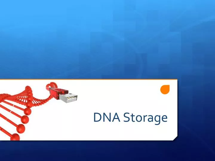 dna storage