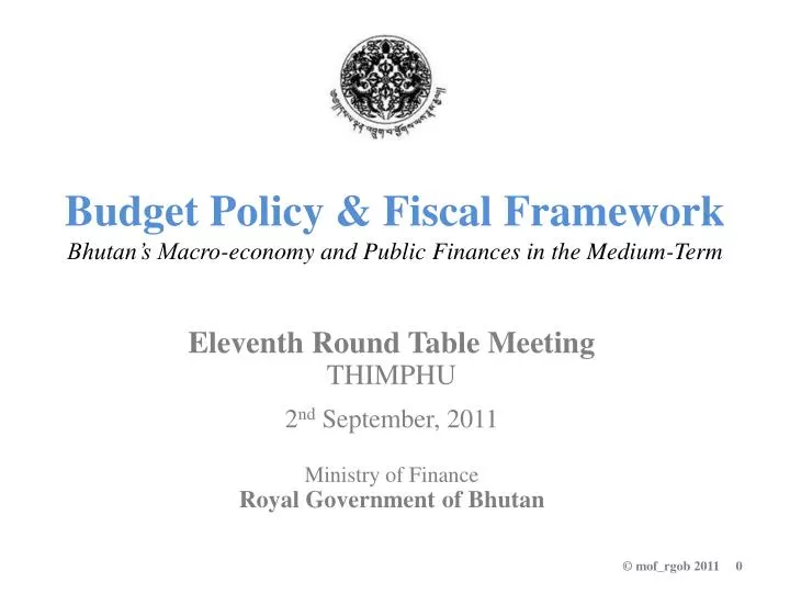 budget policy fiscal framework bhutan s macro economy and public finances in the medium term