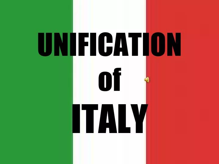 unification of italy
