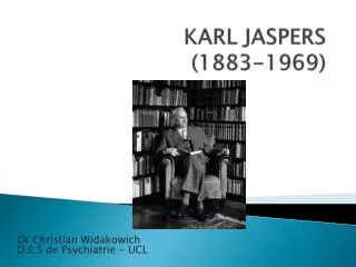 karl jaspers 1883 1969
