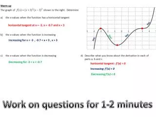 Work on questions for 1-2 minutes
