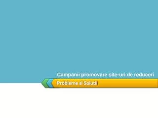 probleme si solutii