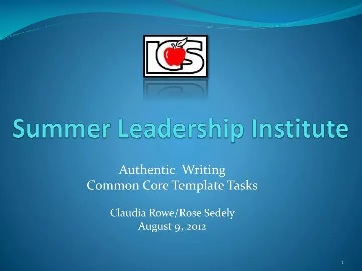 summer leadership institute