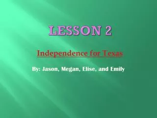 lesson 2