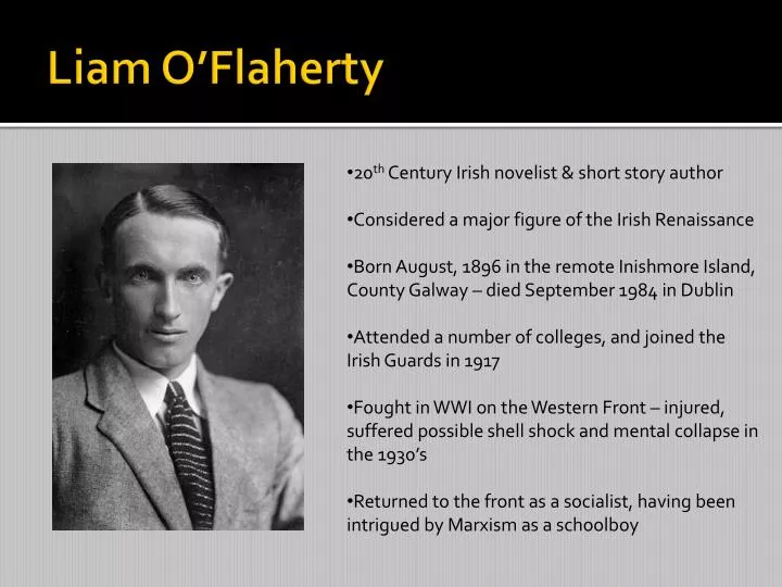 liam o flaherty