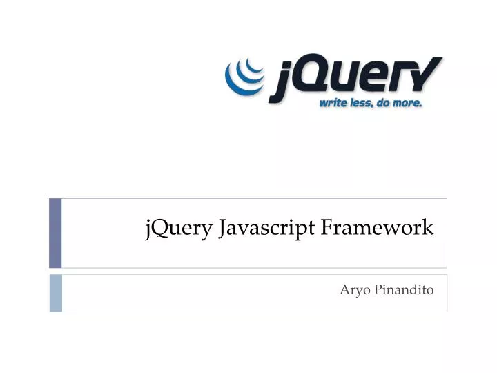 jquery javascript framework