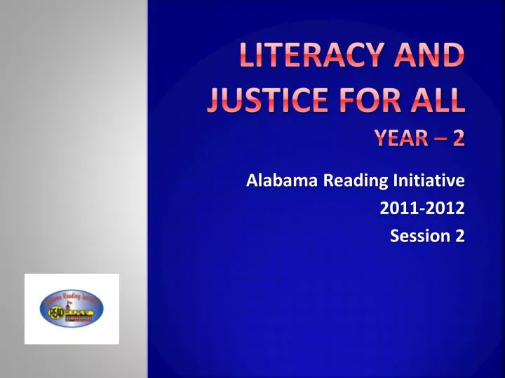 literacy and justice for all year 2
