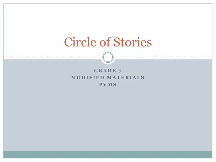 circle of stories