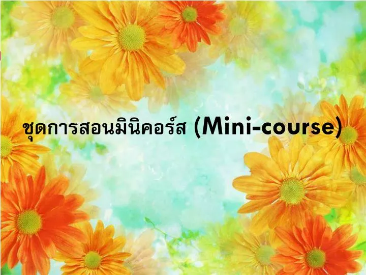 mini course
