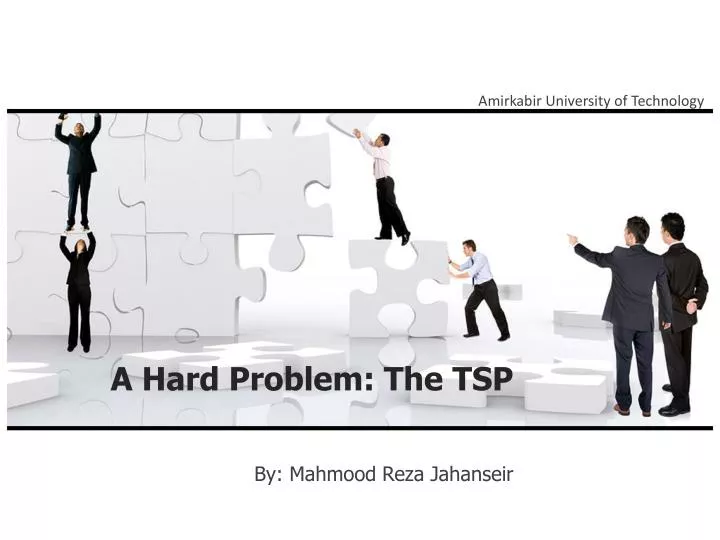a hard problem the tsp