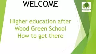 Higher education after Wood Green School How to get there