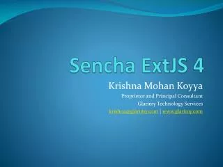Sencha ExtJS 4