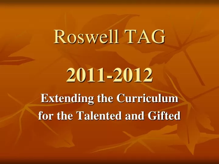 roswell tag 2011 2012