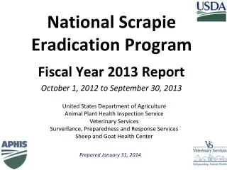 National Scrapie Eradication Program