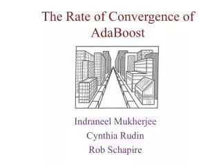 The Rate of Convergence of AdaBoost