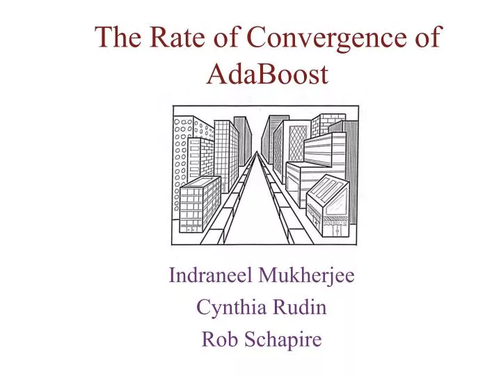 the rate of convergence of adaboost