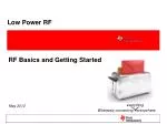 Low Power RF - slide 1