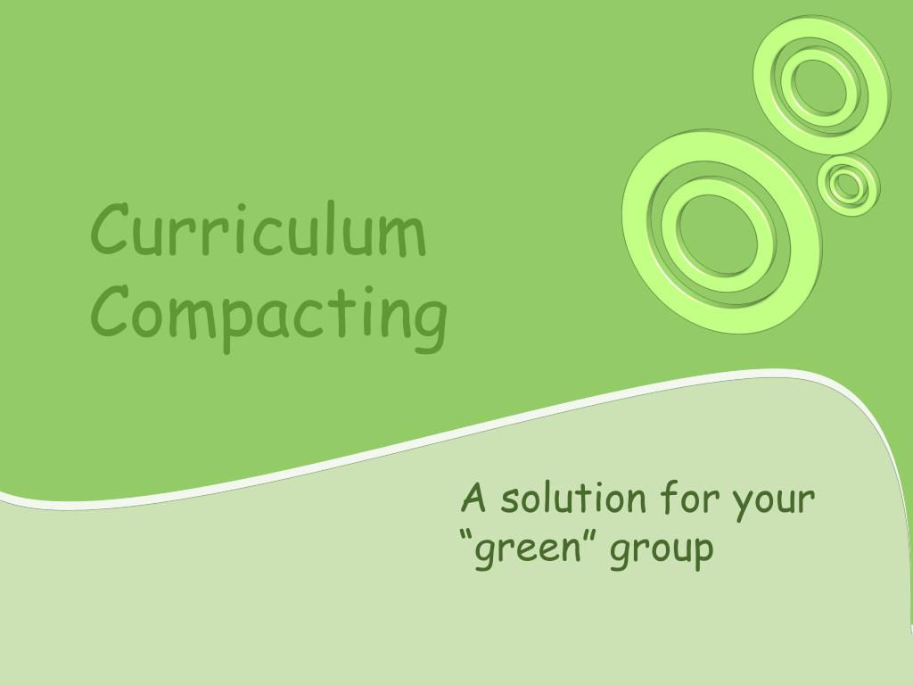 PPT - Curriculum Compacting PowerPoint Presentation, free download - ID ...