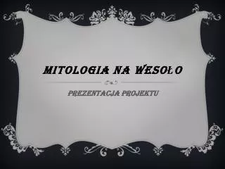 mitologia na weso o