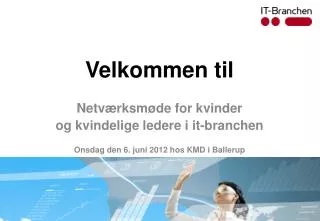 velkommen til
