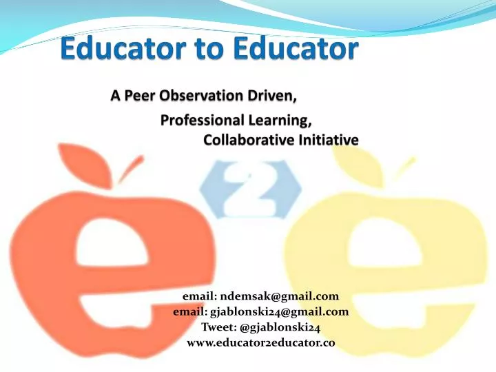educator to educator a peer observation driven professional learning collaborative initiative