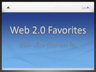 Web 2.0 Favorites