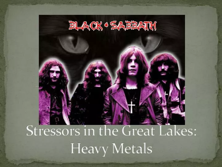stressors in the great lakes heavy metals