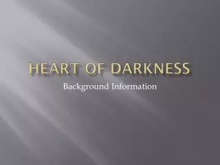 heart of darkness