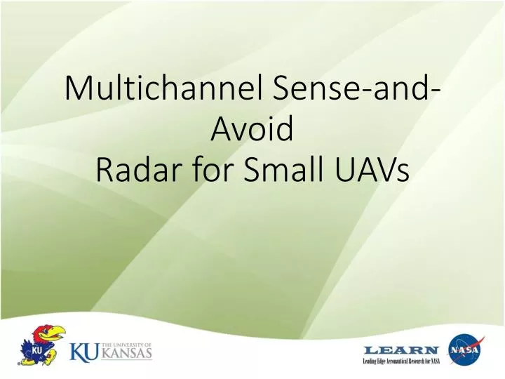 multichannel sense and avoid radar for small uavs
