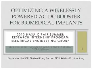 Optimizing a Wirelessly Powered AC-DC Booster for Biomedical Implants