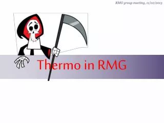 Thermo in RMG
