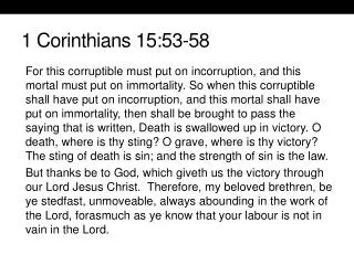 1 corinthians 15 53 58