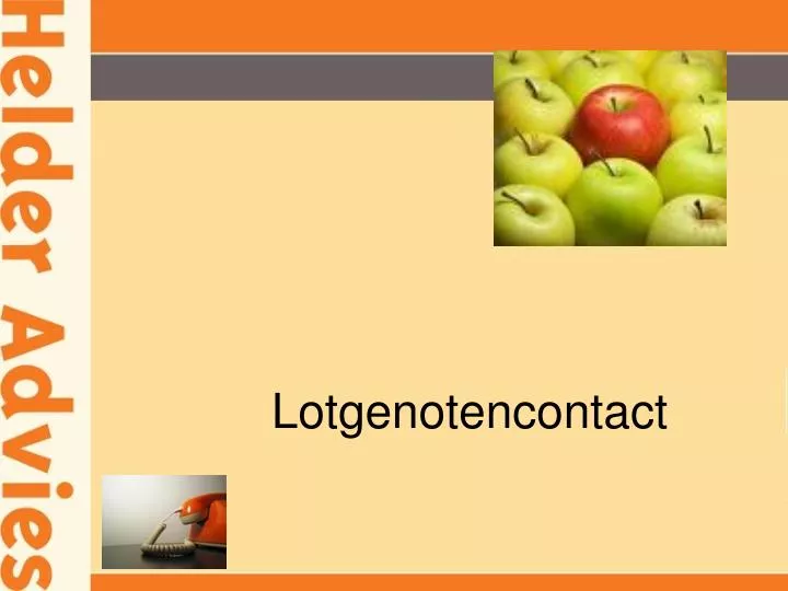 lotgenotencontact