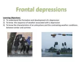 Frontal depressions