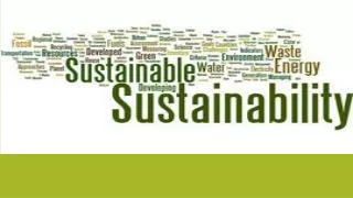 Lesson 1: Defining Sustainability