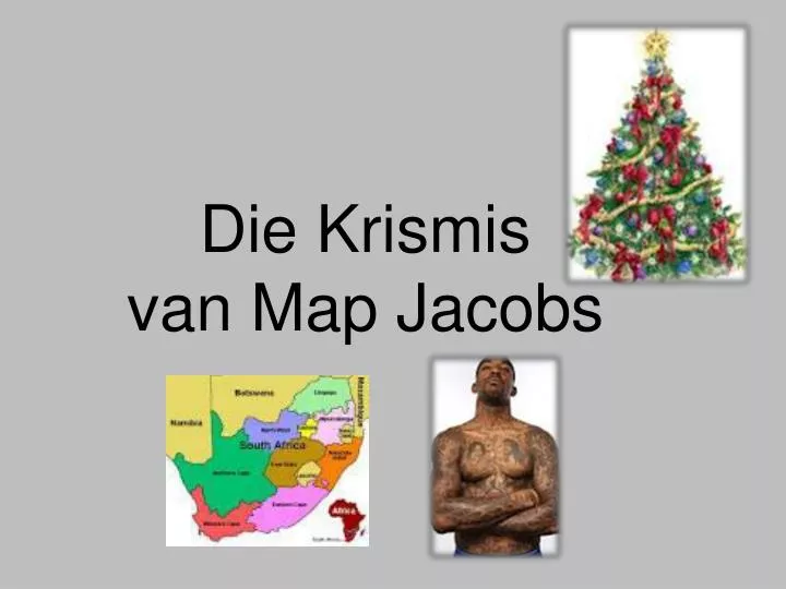 die krismis van map jacobs