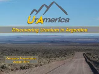 Discovering Uranium in Argentina
