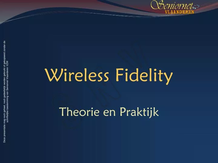 wireless fidelity