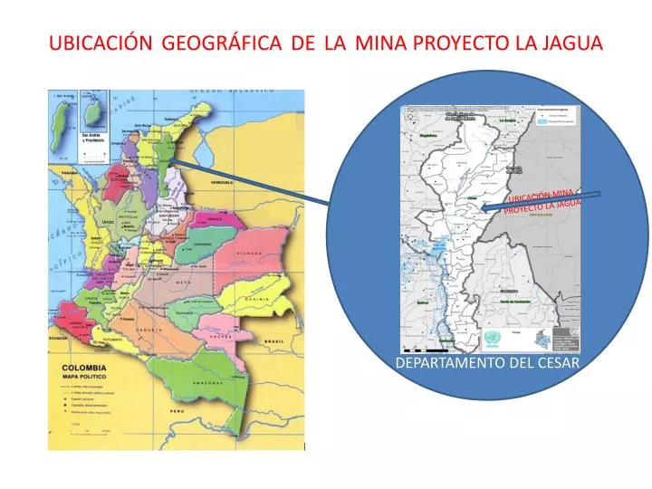 ubicaci n geogr fica de la mina proyecto la jagua