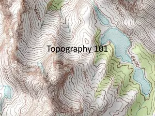 Topography 101