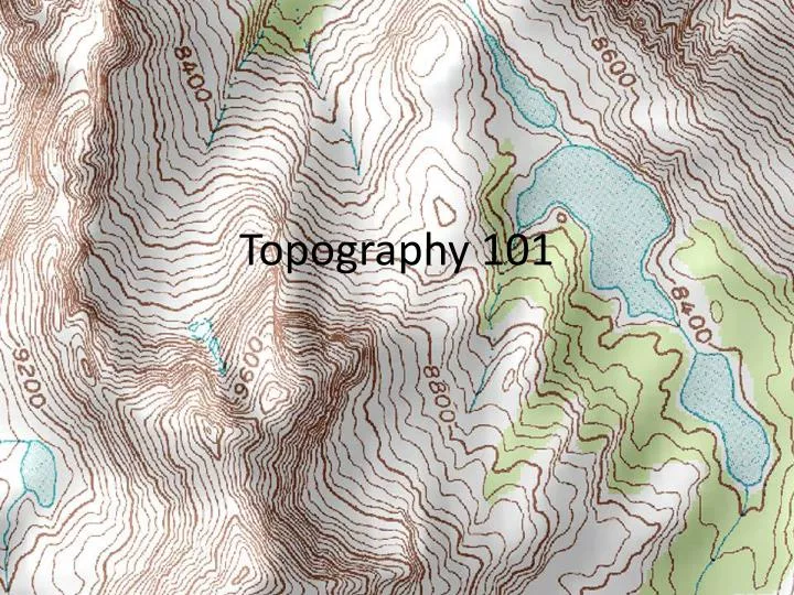 topography 101