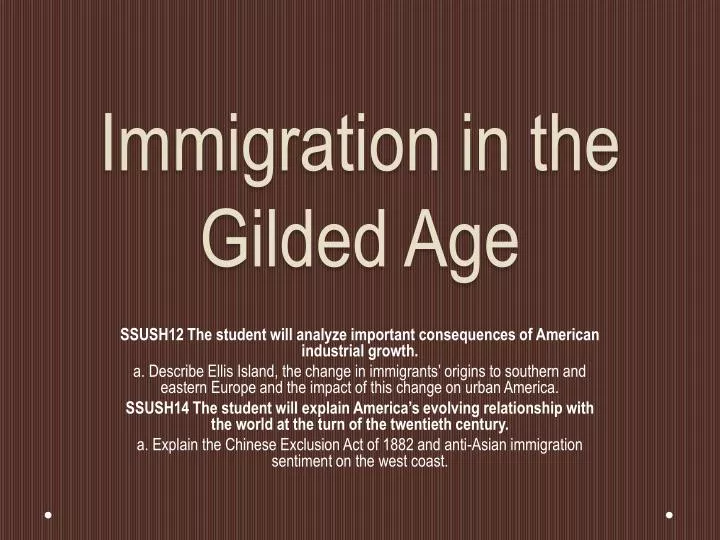 immigration in the gilded age