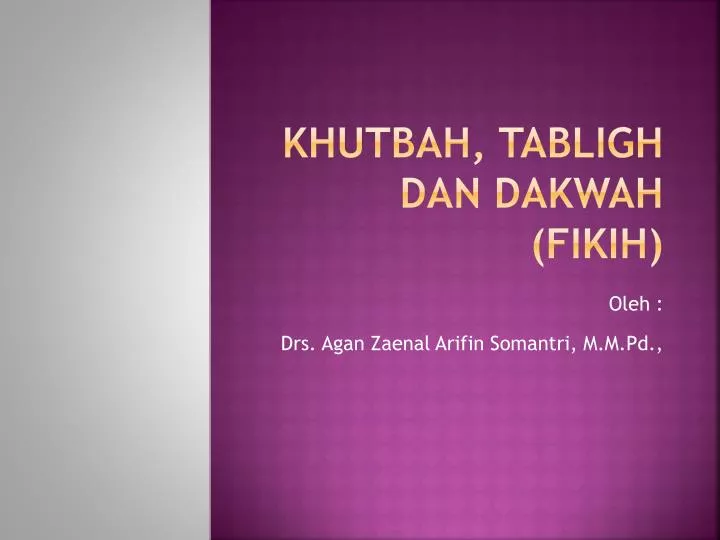 khutbah tabligh dan dakwah fikih