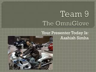 Team 9 The OmniGlove