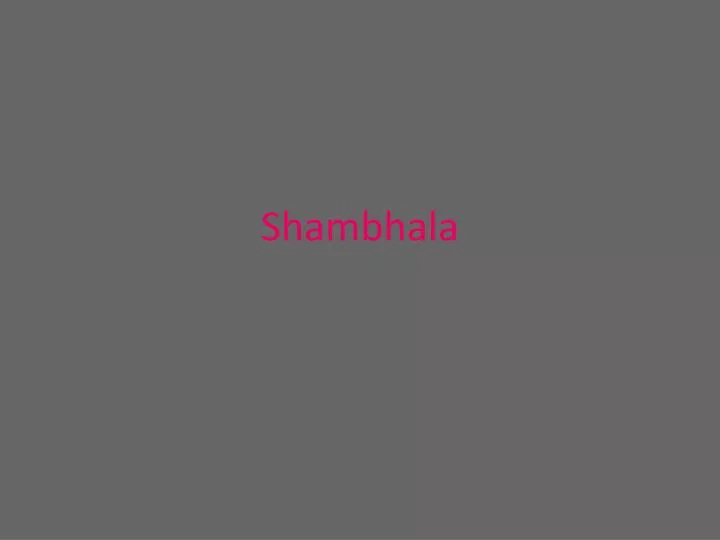 shambhala