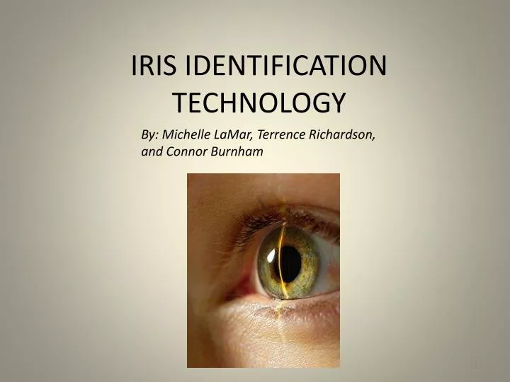 iris identification technology